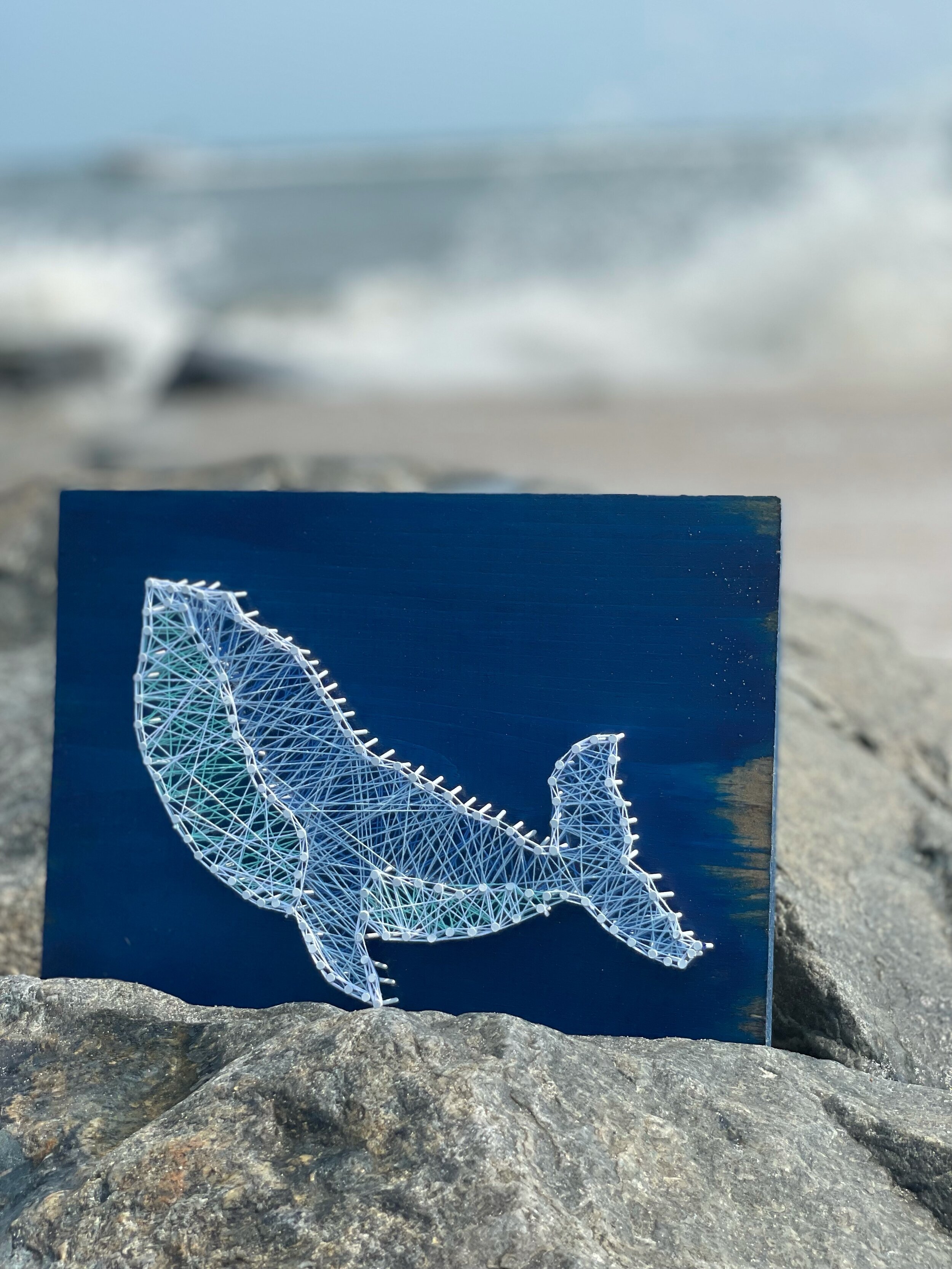 Whale String Art