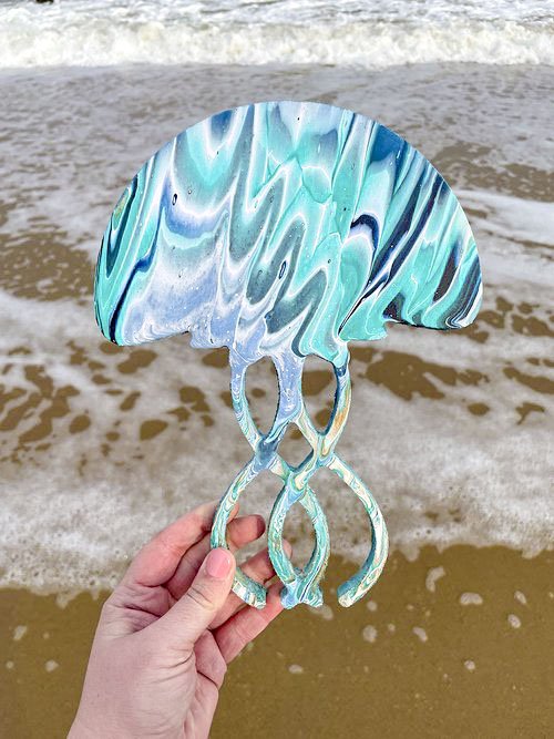 Jellyfish Acrylic Pour